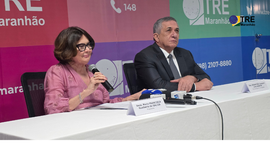 Desa Galiza e des Bonfim durante coletiva de imprensa