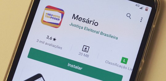 Aplicativo Mesário eleição 2020 - 22.10.2020