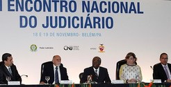 O presidente do Conselho Nacional de Justiça e do Supremo Tribunal Federal, ministro Joaquim Bar...