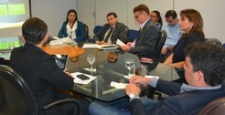 Membros do Conselho Gestor do Tribunal Regional Eleitoral do Maranhão se reuniram para a apresen...