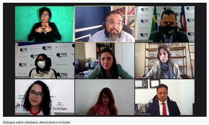 TRE-MA - Diálogos sobre Cidadania, Democracia e Inclusão Diálogos sobre Cidadania, Democracia e Inclusão