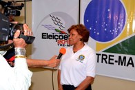 Entrevista da desembargadora Anildes Cruz, presidente do TRE-MA, durante as Eleições 2012.