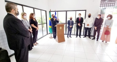 Inauguração da obra de revitalização do Fórum Eleitoral de Vargem Grande