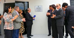 A inauguração foi presidida pelos desembargadores eleitorais Guerreiro Junior (presidente), Lour...
