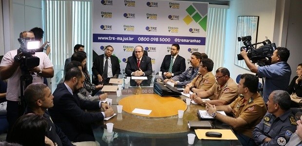 TRE-MA Instalação do Comitê de Segurança das Eleições 2018 26/09/18 Instalação do Comitê de Segurança das Eleições 2018