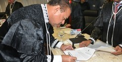 Os membros do Tribunal Regional Eleitoral empossaram na tarde desta terça-feira (26.11), durante...