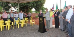 O desembargador José Bernardo (presidente), acompanhado do desembargador Froz Sobrinho (vice-pre...