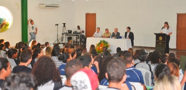 Lançamento do projeto Voto Jovem na Escola 2016 no Centro de Ensino Professor Barjonas Lobão