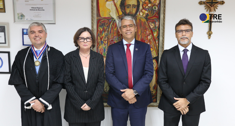 Posse dos juízes federais Neian Milhomem e Rubem de Paula Lima Filho