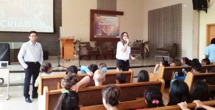 Alunos do ensino fundamental do colégio Adventista de São Luís participaram na terça-feira, 5 de...