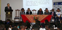 Projeto voto jovem na escola Liceu Maranhense