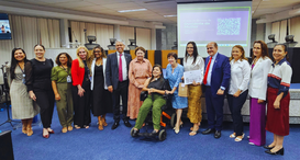 Roda de conversa aborda formas de prevenção e combate à violência contra mulheres e meninas. Eve...