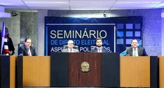 Seminário de Direito Eleitoral conduzido pelos ministros Reynaldo Fonseca (STJ), Tarcísio Neto (...