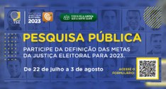 O formulário estará aberto para toda a sociedade, entre os dias 22 de julho e 3 de agosto, na in...