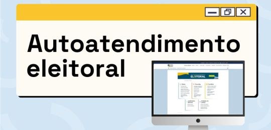Print de tela do sistema autoatendimento eleitoral