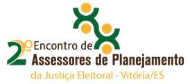 Logotipo Encontro Assessores de Planejamento da Justiça Eleitoral