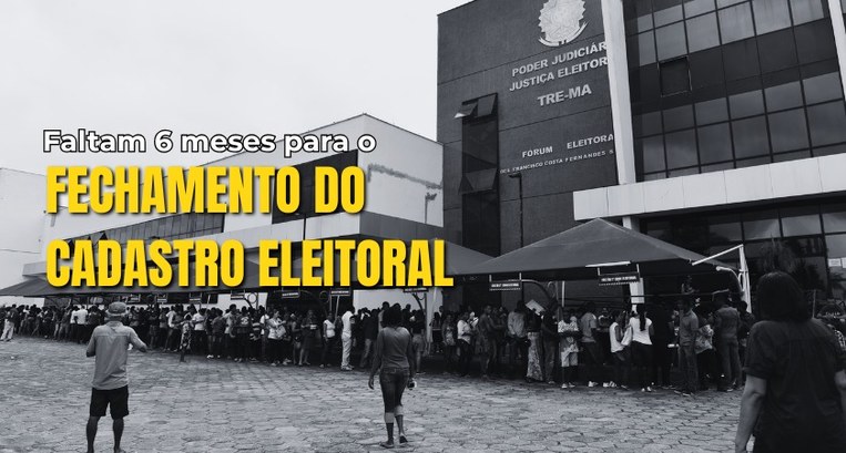 TRE-MA 6 meses para fechamento do cadastro 6 meses para fechamento do cadastro