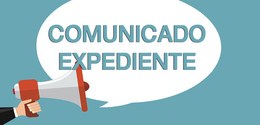 Comunicado de expediente suspenso