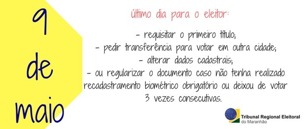 Fechamento do Cadastro de Eleitores 2018