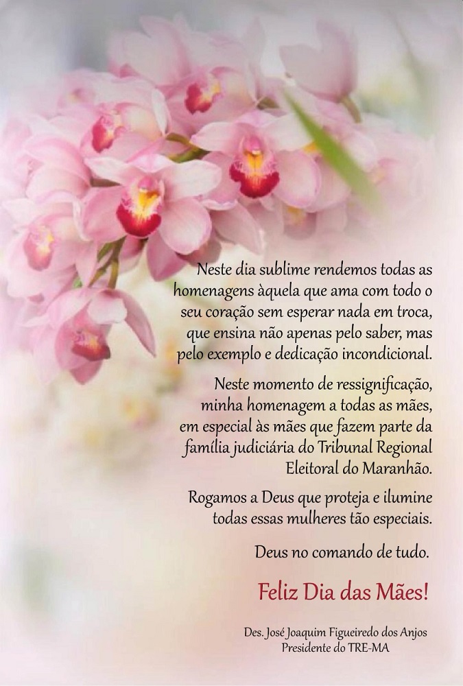 Mensagem em Homenagem ao Dia das Mães - Des. José Joaquim Figueiredo dos Anjos