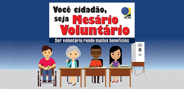 Logo Mesário Voluntário 2017
