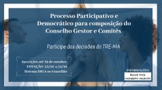 Processo democrático e participativo para Composição do Conselho e Comitês - Campanha 2018 - 1