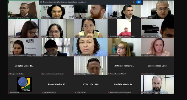 TRE-MA - Questões administrativas são discutidas na 2ª reunião do Comitê de Atenção Prioritária ao 1º Grau e do Conselho Gestor TRE-MA - Questões administrativas são discutidas na 2ª reunião do Comitê de Atenção Prioritária ...