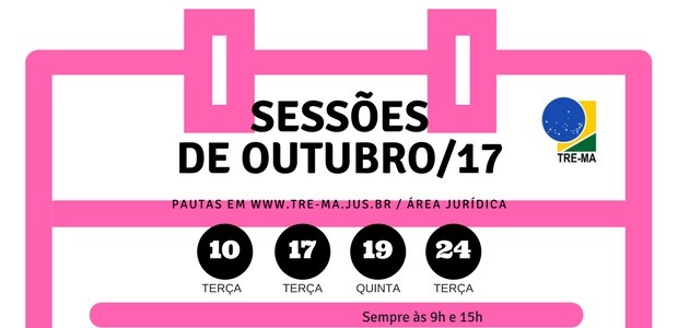TRE-MA Sessões Outubro 2017 Sessões Outubro 2017