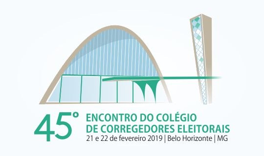 TRE-MG-logo-colegio-corregedores-BH-2019 Logomarca do 45º Colégio de Corregedores Eleitorais que será em BH nos dias 21 e 22 de fevereiro...