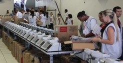 Técnicos do TRE-RR realizam geração de mídias, carga e lacre das urnas eletrônicas